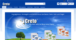 Desktop Screenshot of creto.de